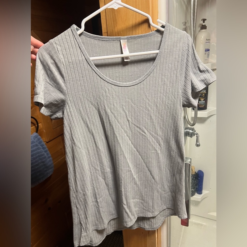 Lularoe, Short Sleeve, XXS , Gray